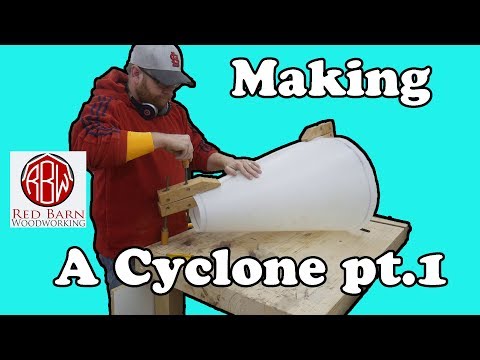 Making a dust collector cyclone from HDPE part 1