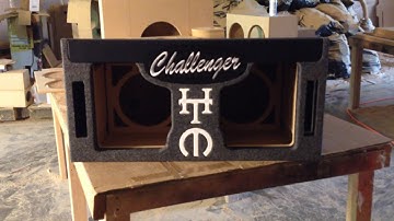 Dodge Challenger Ported Subwoofer Box for 2 Kicker L7 15