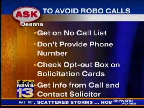 Ask Deanna: Robo-Calls