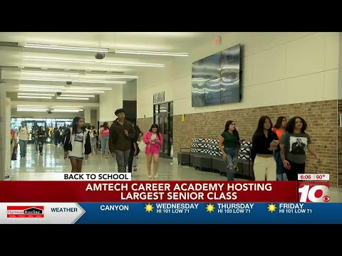 ‘It’s just exciting when our students return’: AmTech Career Academy hosting largest senior class