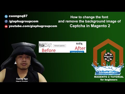 How to change the font and remove the background image of Captcha in Magento 2