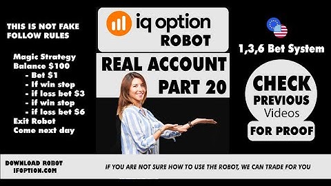 IQ Option Robot Real Account PART 20 - download from www.ifoption.com