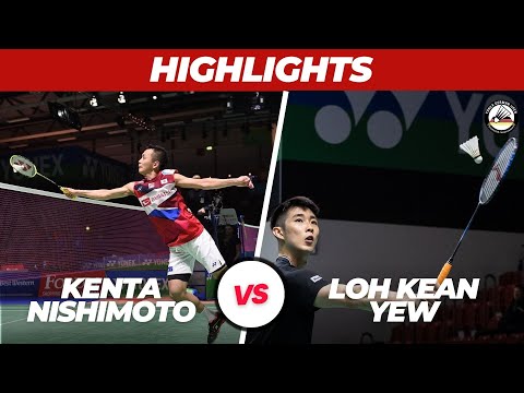 Courtside View: Kenta Nishimoto vs. Loh Kean Yew | MS 2nd Round German Open 2023