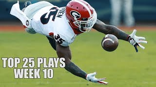 Top 25 Plays From Week 10 Of The 2019 College Football Season ᴴᴰ