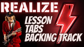 Download Lagu How to play Realize AC/DC - ALL Guitar Parts, Tabs \u0026 Backing Track MP3