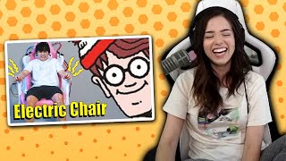 Pokimane reacts to Michael Reeves: If You Can't Find Waldo You Get Tazed