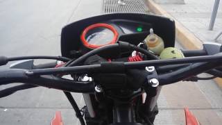 Moto 200 con turbo prueba de aceleracion Moto 200 con turbo prueba de aceleracion