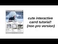 cute interactive carrd tutorial - © coiorcube