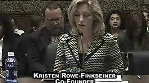 Balancing Work & Family Hearing: Kristen Rowe-Fink...