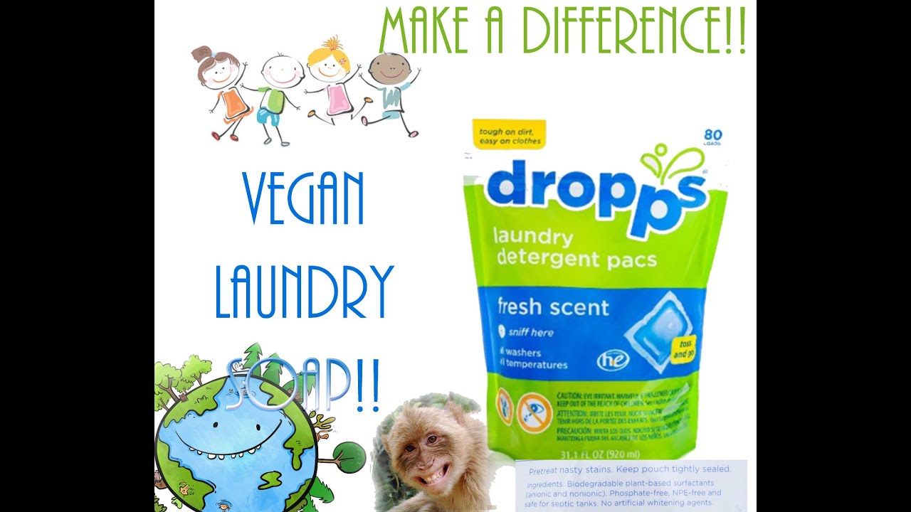 DROPPS VEGAN LAUNDRY SOAP pods! eco friendly YouTube