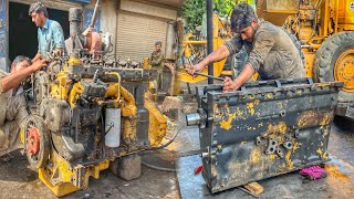 Rebuilding Engine Due to Broken Piston Rings |Restoration of Diesel Engine