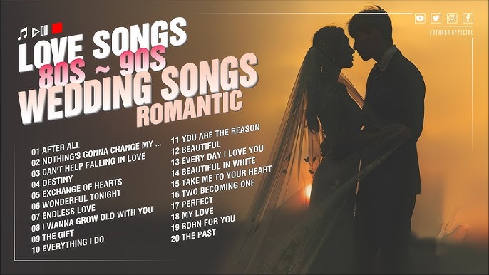 50 Most Popular Songs for Your Wedding Video