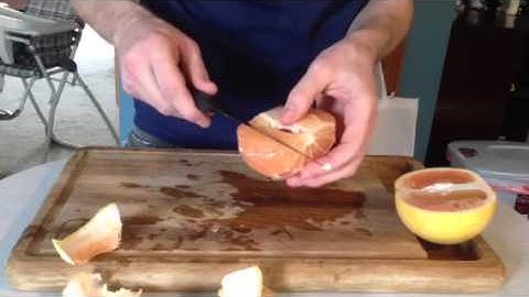 Grapefruit and orange supremes - the most efficient method!