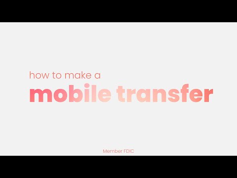 How to make a Mobile Transfer