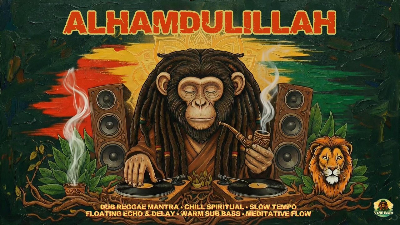 Alhamdulillah | Dub Reggae Mantra (Visual Audio) — Vibe Echo Reggae