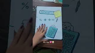 Beautiful Maths Project Cover Page Idea 📊🎨 #MathsProject #Students #SchoolProject #EducationalVideo