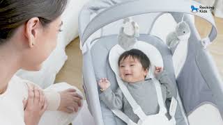 Lunar 2in1 Auto Swing Bassinet เตียงนอนพร้อมเปลโยกอัจฉริยะ [Rocking kids]