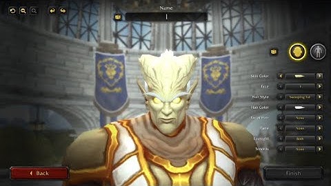 Lightforged Draenei Customization - Legion - Patch 7.3.5 Allied Race