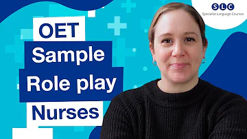 OET Speaking Sample Role Play (Nursing)