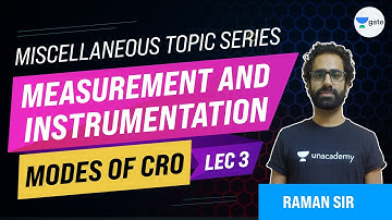Measurements and Instrumentation | Lec 3 | Modes of CRO | Raman Sir