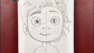How to draw Luca step-by-step | animation movie