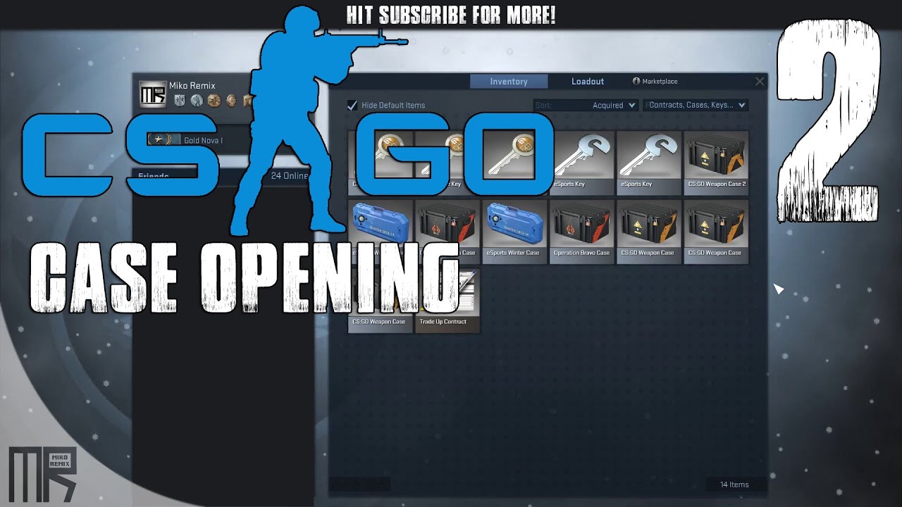 CS:GO - 5 Cases Opening #2 - Winter eSport (Better than Nothin') - YouTube