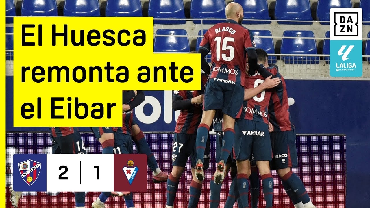 SD Huesca vs SD Eibar (2-1) | Resumen y goles | Highlights LALIGA ...
