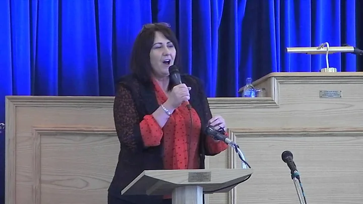 Joyce Mccullough sings "Written in red"