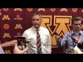 Don Lucia after 2-0 win vs North Dakota