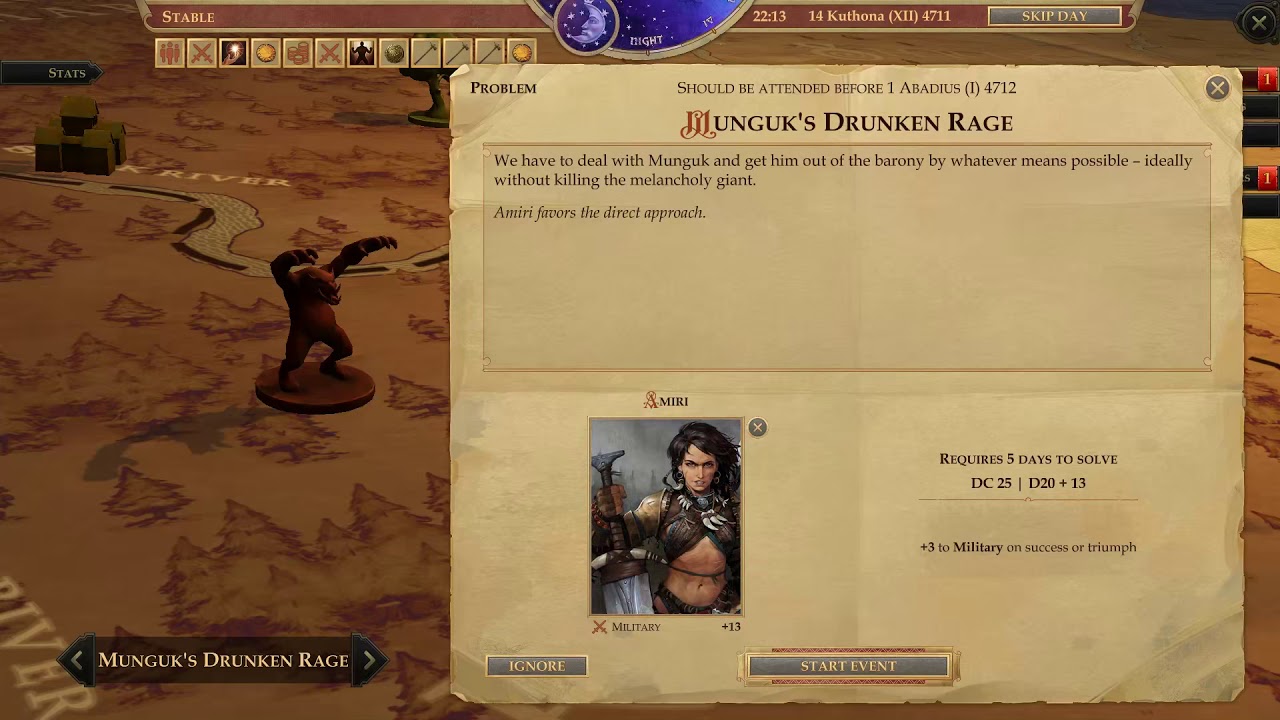 Pathfinder Kingmaker Problem Munguk S Drunken Rage 1 Amiri Success Youtube Pathfinder Kingmaker Problem Munguk S Drunken Rage 1 Amiri Success Youtube