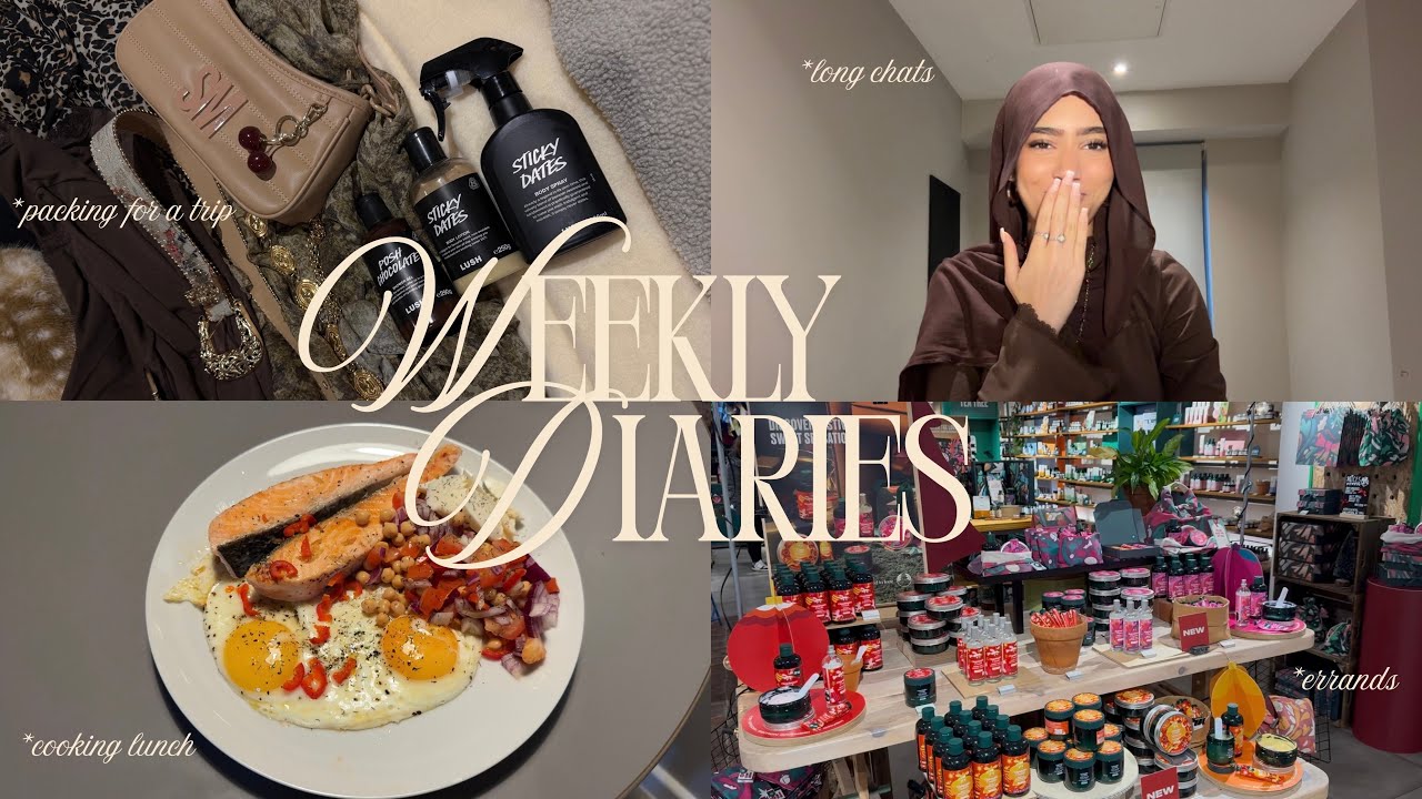 weekly diaries | chats, packing, cooking & errands
