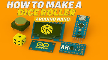 🔥 Make a Digital Dice Roller with Arduino Nano + OLED Display | EASY DIY Project!