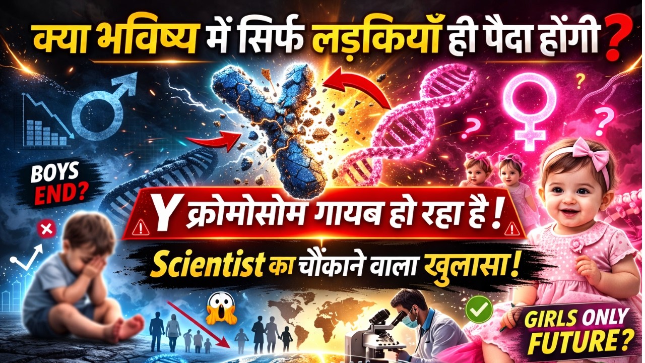 “क्या भविष्य में सिर्फ लड़कियाँ ही पैदा होंगी? Y क्रोमोसोम के गायब होने पर चौंकाने वाला खुलासा!