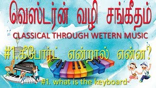 music class in tamil/வெஸ்டர்ன் வழி சங்கீதம் /#1.கீபோர்டு என்றால் என்ன?