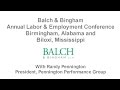 Balch  bingham 2016 labor and employment conference keynote speech