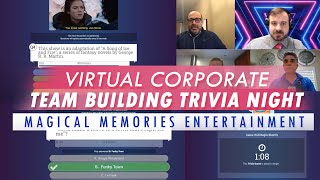 Virtual Corporate Team Building Trivia Night