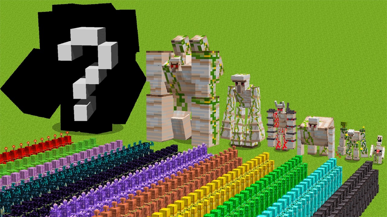 Which All Iron Golems is the Strongest Against All Extra Golems?