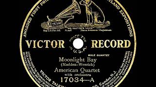 Video thumbnail of "1911 American Quartet - Moonlight Bay"