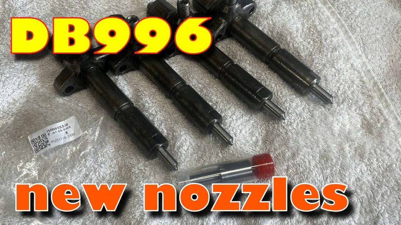 Replacing and calibrating the injector nozzles of a David Brown  996
