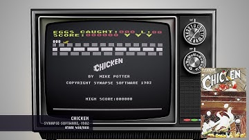Chicken - Synapse software, 1982 - Atari 400/800 (4K)