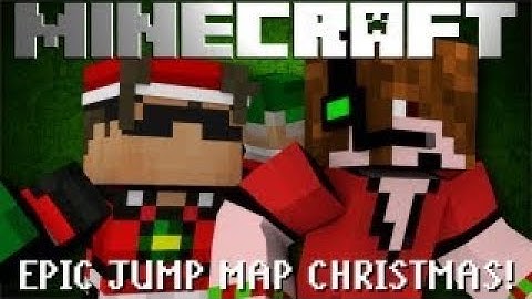 Minecraft: Epic Jump Map Christmas Trolling! w/SkyDoesMinecraft Ep.2