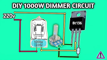 Smooth Control | DIY AC Dimmer Circuit Using TRIAC