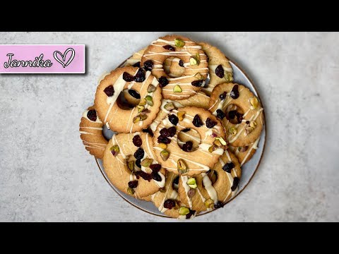 Video: Pistazien-Cranberry-Eisbox-Kekse
