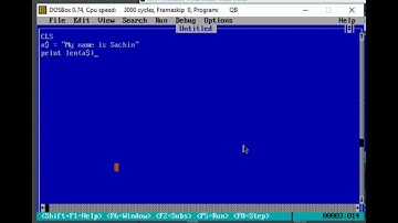 Len function in Qbasic