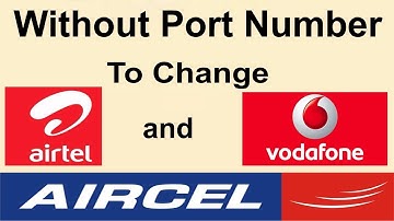 How to Change Aircel to other Network Without Port Number | Tech Tips in Tamil |
