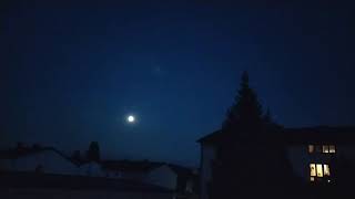 Moon and Jupiter moving timelaps