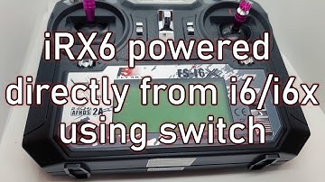 iRangeX iRX6 + FlySky FS-i6/i6x - No battery mod