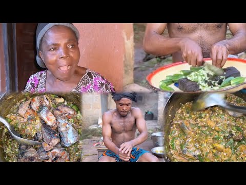 I cooked Sapa Okro Soup for my grandmother to bribe her