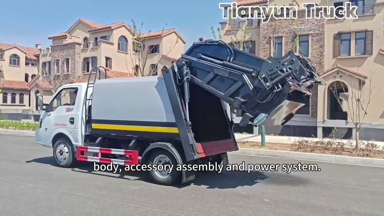 Pure Electric Garbage Compressor Truck