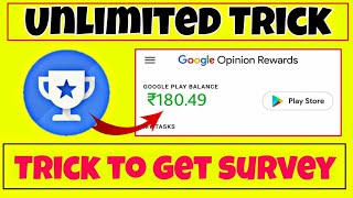 Google opinion reward ● How To Get survey Earn Google Play Balance ● Earn Money ●